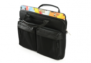 Vaku ® Vigor Series Multiuility Bag for Macbook 14 Inch - Black